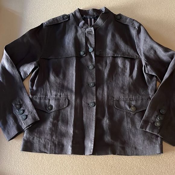 SIXTH SENSE 100% Linen Shirt / Jacket / Shacket - Large / XL - Picture 8 of 11